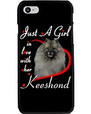 Love Her - GREY Keeshond Phone Case tile