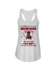 Dog Baby - Miniature Pinscher 1 Ladies Flowy Tank tile