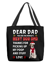 Christmas Dad - Jack Russell Terrier 1 All-Over Tote tile