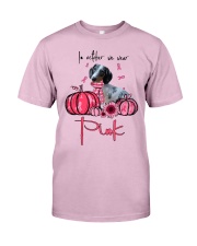 Pink Month - Dolly the Dachshund Classic T-Shirt front