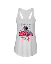 Pink Month - Dolly the Dachshund Ladies Flowy Tank tile