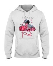 Pink Month - Dolly the Dachshund Hooded Sweatshirt tile
