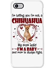 Dog Baby - TAN Chihuahua 1 Phone Case tile