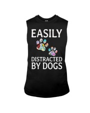 Easily Distracted by Dogs Sleeveless Tee tile