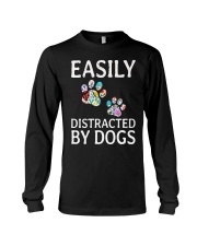 Easily Distracted by Dogs Long Sleeve Tee tile
