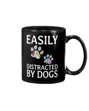 Easily Distracted by Dogs Mug tile