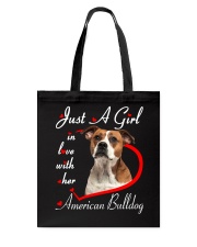 Love Her - American Bulldog 1 Tote Bag tile