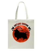 Blood Moon - Shetland Sheepdog Tote Bag tile