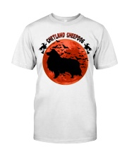 Blood Moon - Shetland Sheepdog Classic T-Shirt tile