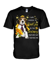 Journey - Beagle 1 V-Neck T-Shirt tile