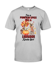 Pumpkin Girl - Labrador 2 Classic T-Shirt front