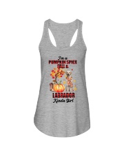 Pumpkin Girl - Labrador 2 Ladies Flowy Tank tile