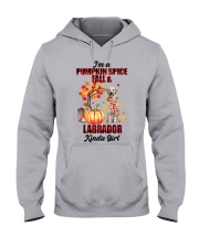Pumpkin Girl - Labrador 2 Hooded Sweatshirt tile