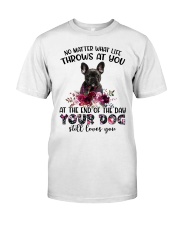 At The End - BLACK French Bulldog Premium Fit Mens Tee tile