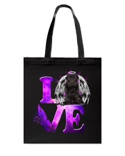 Heaven Love - BLACK Pug 2 Tote Bag tile