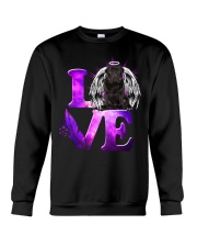 Heaven Love - BLACK Pug 2 Crewneck Sweatshirt tile