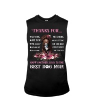 Thanks Mom - CHOCOLATE goldendoodle Sleeveless Tee tile