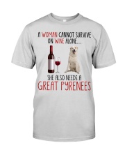 She Also Needs - Great Pyrenees Dog Premium Fit Mens Tee tile