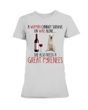 She Also Needs - Great Pyrenees Dog Premium Fit Ladies Tee tile