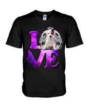 Heaven Love - Parson Russell Terrier V-Neck T-Shirt tile