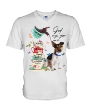 Chosen - Rat Terrier 2 V-Neck T-Shirt tile