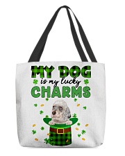 Lucky Charm - English Setter All-Over Tote tile