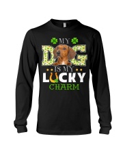 Lucky Charm - RED Dachshund Long Sleeve Tee tile