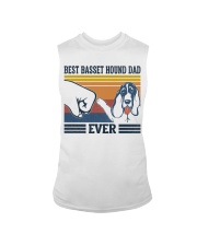 Basset Hound Dad Ever Sleeveless Tee tile