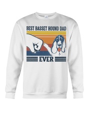 Basset Hound Dad Ever Crewneck Sweatshirt tile