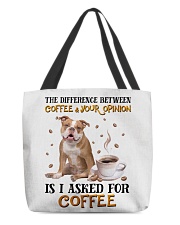 The Difference - Old English Bulldog All-Over Tote tile