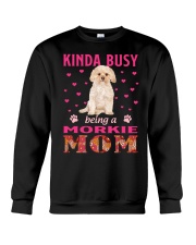 Kinda Busy - GOLD Morkie Crewneck Sweatshirt tile
