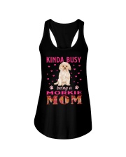Kinda Busy - GOLD Morkie Ladies Flowy Tank tile