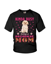 Kinda Busy - GOLD Morkie Youth T-Shirt tile