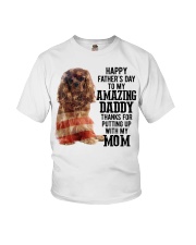 Father Day - Ruby Cavalier King Charles Spaniel Youth T-Shirt tile