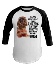 Father Day - Ruby Cavalier King Charles Spaniel Baseball Tee tile