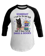 Old Lady - Cairn Terrier 2 Baseball Tee tile