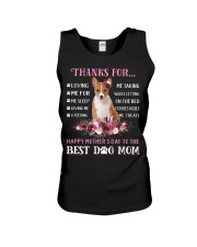 Thanks Mom - Basenji Unisex Tank tile