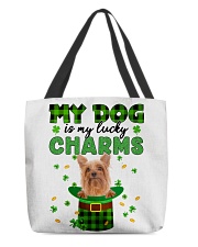 Lucky Charm - Silky Terrier All-Over Tote tile