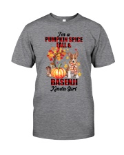 Pumpkin Girl - Basenji Classic T-Shirt tile