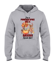 Pumpkin Girl - Basenji Hooded Sweatshirt tile