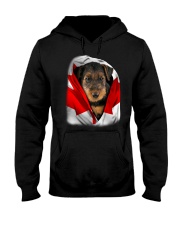 Canada Flag - Airedale Terrier Hooded Sweatshirt tile