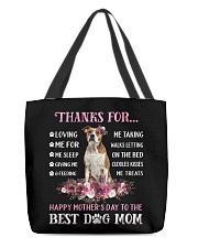 Thanks Mom - American Bulldog 1 All-Over Tote tile