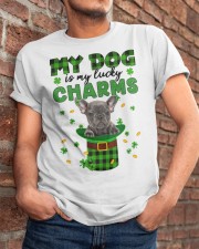 Lucky Charm - Grey French Bulldog Classic T-Shirt apparel-classic-tshirt-lifestyle-26