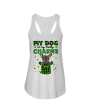 Lucky Charm - Grey French Bulldog Ladies Flowy Tank tile