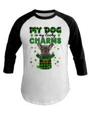 Lucky Charm - Grey French Bulldog Baseball Tee tile