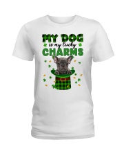 Lucky Charm - Grey French Bulldog Ladies T-Shirt tile