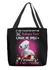 Millionaire - Bedlington Terrier All-Over Tote tile