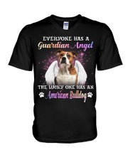 Guardian - American Bulldog 1 V-Neck T-Shirt tile