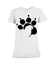 Dog Foot - Tibetan Spaniel Premium Fit Ladies Tee tile
