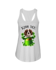 Lucky Kiss - Cavalier King Charles Spaniel 2 Ladies Flowy Tank tile